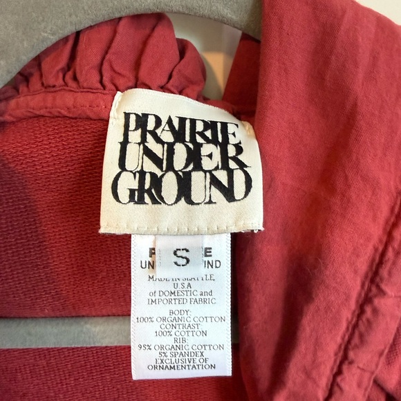 Prairie Underground Deep Red Hooded Coat - Picture 3 of 4